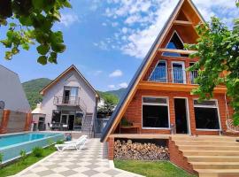 Trigon Villa Family , HOT POOL ,SAUNA,JACUZZI, hotel in Gabala