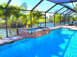 "Blue Diamond" heated pool house by the water