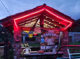 Palapas los Axolotes, Valle del Potrero, la Marquesa，San Pedro Atlapulco的木屋