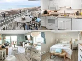 Oceanfront Oasis - Corner Balcony, Ocean Views, Full Kitchen, Steps to the Beach