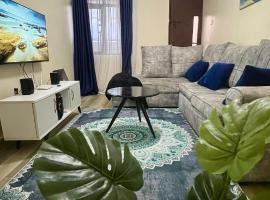 Stylish 1 Bedroom Apartment、Kitengela の駐車場付きホテル