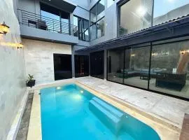 3BR villa with private pool and rooftop terrace