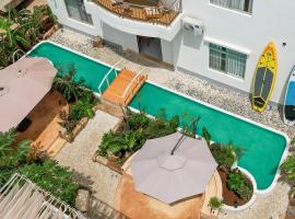 Weizhou Island Sunny Xixia Seaside Boutique Inn, paplūdimio vie&scaron;butis mieste Veižu