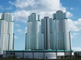 Sky-High 1BR 30 Floor Spa,Gym Cevahir Tower A
