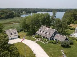 Large waterfront home with direct beach access