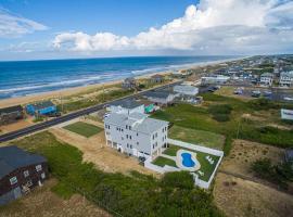 The Sandbar - Kitty Hawk MP 2.5, Semi Oceanfront, Ocean View, Elevator, Pool, Hot Tub, hotel i Kitty Hawk Beach