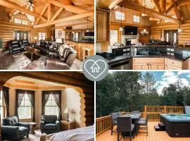Ski Hike Relax - Log Cabin with Views - Hot tub