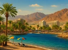 דירות לב אילת - lev eilat - מרחק 500 מטר מהים קניון וטיילת - מקבלים נוער