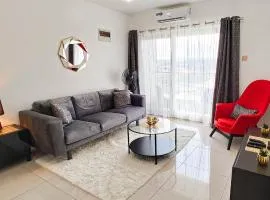 Modern 1 Bedroom Apartment at The Gallery, East Legon, Pool & Gym