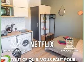 L'Exotique - Parking I Netflix I Gare I WIFI TRÈS HAUT DÉBIT - Calme & Cosy