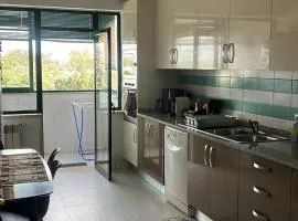 Quarto duplo com varanda no centro de Viseu