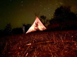 Tomnatic에 위치한 글램핑장 Romantic Wildlife Tipi Teepee Tomnatic Bihor Romania Apuseni