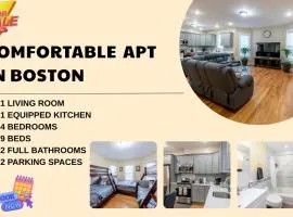 233-1 4BR Boston - Cozy Apt near MBTA Station