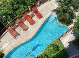Yellow villa in Gonio