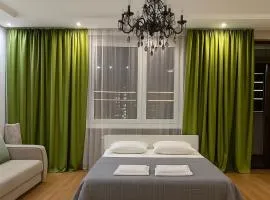 153 В ТОП-ЛОКАЦИИ очень теплая и уютная квартира с ПОТРЯСАЮЩИМ видом на Байтерек с 2 большими кроватями и диваном