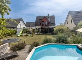 Ferienhaus Thiele - Familienglück mit Garten - Kamin - Sauna - Pool