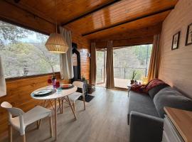 RIO-ABAJO Cabañas frente al RIO MELIQUINA, σαλέ σε Villa Meliquina