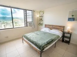 Waikiki Seaside Monarch Paradise Hotel Room Greenery Mountain View