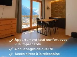 Appartement cosy vue panoramique Orelle les 3 Vallées