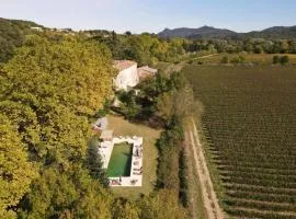 Domain With Swimming Pool And Reception Room