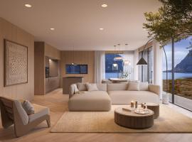 Secluded Lodge - Stunning Views!、Stor&oslash;yaのホットタブ付きホテル