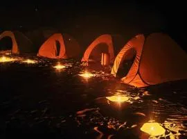 White & Black Desert Camping