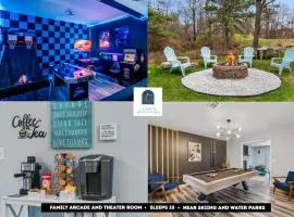 Poconos Family Retreat, Game Room, 4BR