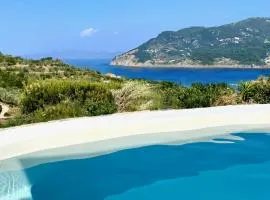Romantic Pergamonto Cottage, private Pool & SeaView