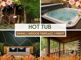 NEW Hot tub, Fireplace, Swing, Modern Cabin