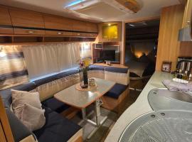 Rosenzauber Luxux-Caravan 5 Sterne, kemp v destinaci Münchberg