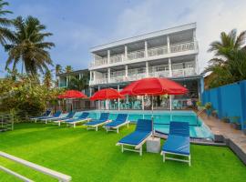 BeachMirissa Hotel, plážový hotel v Mirisse (jih)
