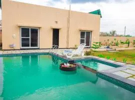 The Bliss Nestlewood 2-BHK Villa With Private Pool, Lush Garden & Poolside Gazebo