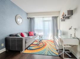 Modern 2Bd 2Ba Skyscraper Free parking, hotel a Toronto