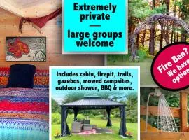 Glamping at the Cabin