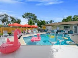 Resort Style Backyard Pool Movie Game Room