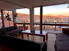 Departamento mirador en Villa Florita, la mejor vista de La Paz