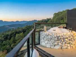 Chalé Boutique - Spa - Sauna seca , Jacuzzi , Rede suspensa