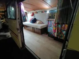 Vintage Camper Van for driving and living in Mallorca