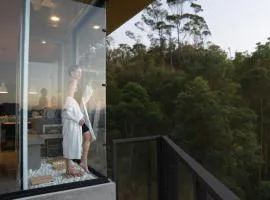 Chalé Boutique - Spa - Sauna seca , Jacuzzi , Rede suspensa