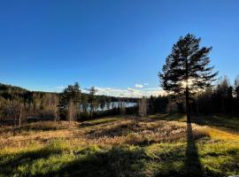Glamping tent in a forest, lake view, luxury tent in Bjuråker