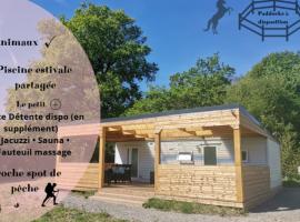 La source - Bungalow avec terrasse à Eguzon, Bungalow in Éguzon-Chantôme