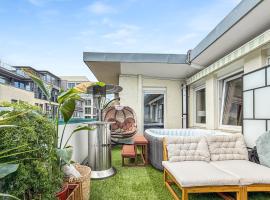 Zentrales Penthouse in Stuttgart mit Whirlpool & Billard, готель у Штутгарті