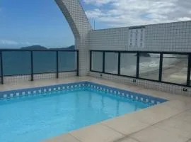 Flat frente à praia !! Boqueirão Santos!