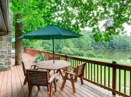 Deck and Game Room! Lakefront Blue Ridge Mtn Gem
