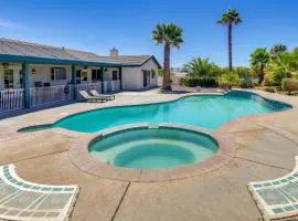 Pool, Spa and Mountain Views Apple Valley Retreat!