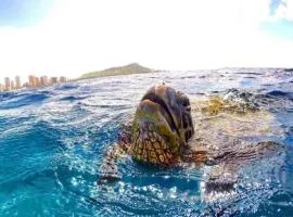 Waikiki Escape King Bed Pool Walk to Beach