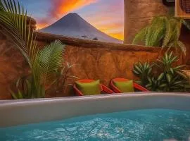 Enchanting Studio & Volcano View from private jaccuzzi
