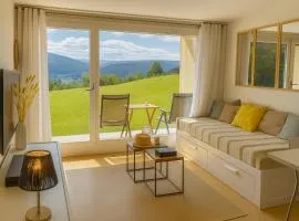 Studio cosy avec terrasse & vue sur pistes
