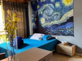 Comfortable Apartment with a Starry Night Theme