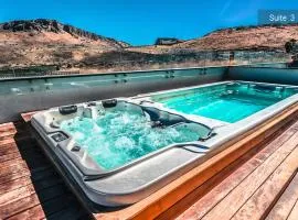 Amazing apartments with a private swimming pool near the sea of Galilee